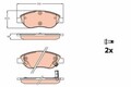 TRW Bremsbelagsatz, Scheibenbremse GDB2228 für FIAT