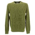  S OLIVER Herren Pulli Pullover Strick Rundhals Baumwolle olive grün 28181