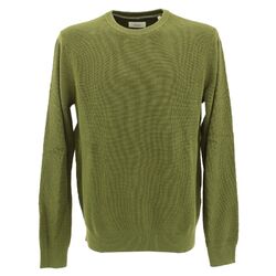  S OLIVER Herren Pulli Pullover Strick Rundhals Baumwolle olive grün 28181