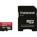 Transcend Premium microSDHC-Karte Industrial 32 GB Class 10, UHS-I inkl. SD-A...