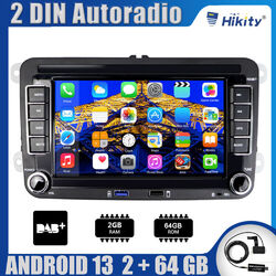 7" Android 13 Autoradio DAB+ für VW Golf 5 6 Passat Touran Polo Tiguan GPS NAVI