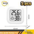 Mini LCD Thermometer Digital Thermometer Hygrometer Innen Kabelloses Meter