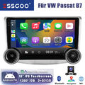 2+32G Android 14 Autoradio Apple Carplay KAM GPS Navi Für VW Passat B7 2010-2015