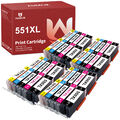 XXL Patronen für Canon PGI-550 CLI-551 Pixma IP7250 IX6850 MX925 MG5650 MG5550