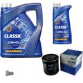 MAHLE ÖLFILTER 6 L MANNOL Classic 10W-40 für Citroën C8 3.0 V6 Peugeot 407