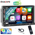 DAB+ Carplay 1+32G Android 13 Doppel 2DIN Autoradio GPS NAVI WIFI RDS 6*USB