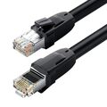 1m Netzwerkkabel flaches LAN Kabel Internetkabel Ethernet patchcord RJ45 Cat8