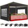 Stabil Pavillon 3x3m/3,3x3,3m Partyzelt Gartenzelt Wasserdicht Pavillion Faltbar