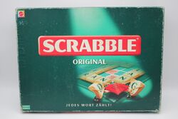 Scrabble Original Jedes Wort zählt Gesellschaftsspiel  Mattel 1999 