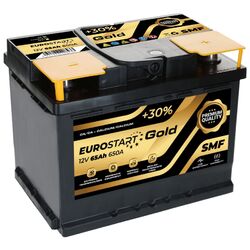 Autobatterie Eurostart Gold SMF 65Ah 650A/EN Starterbatterie TOP Angebot GELADEN