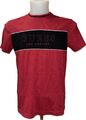 Guess T-Shirt Gr. S Kurzarm Rot Sweatshirt Herren Poloshirt Shirt Edel