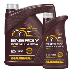 MANNOL 7703 Energy Formula PSA SAE 5W-30 Motoröl PSA B71 2290, 5 Liter