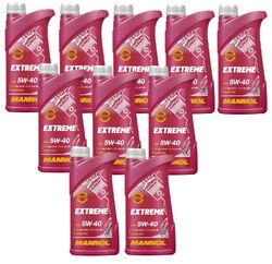 10x1 LITER MANNOL 5W-40 EXTREME ESTER MOTOR-ÖL LEICHTLAUF SYNTHETIC ACEA A3 B4