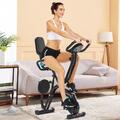 2-in-1 Heimtrainer Ergometer Fahrrad Trimmrad Indoor Cycle Fitness X-bike LCD