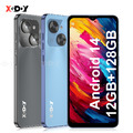 XGODY New 12GB+128GB Handy 4G Dual-Sim Android 14 SmartPhone Face ID 5500mAh