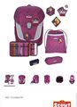 Scout Exklusiv Sunny II Safety Light Diamond Princess Schulranzen Set 5tlg.