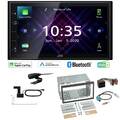 JVC Radio Apple CarPlay Android DAB+ für Mercedes Benz M-Klasse bis 2005 W163