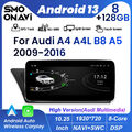 10,25" Android 13 Autoradio 8+128GB GPS Navi LTE 4G Für Audi A4/A5/B8/S4 High