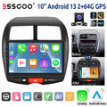 64G Android 13 Autoradio Für Mitsubishi ASX 2010-16 10" CarPlay GPS NAVI RDS KAM