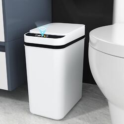 Automatik Sensor Mülleimer Abfalleimer Papierkorb Müllbehälter Küche Bad 12L