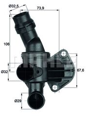 BEHR Thermostat Kühlmittel TI 6 87 für VW AUDI SKODA SEAT GOLF A3 OCTAVIA TT AXX