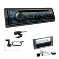 Kenwood CD-Receiver Autoradio DAB+ Bluetooth für Ford Kuga anthrazit Canbus