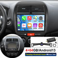 DAB+ Carplay 4+64G Autoradio Android 13 GPS Navi BT Für Mitsubishi ASX 2010-2016