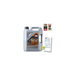 LIQUI MOLY 3707 Motoröl Top Tec 4200 5W-30 Kanister 5 L inkl. Ölwechselkarte