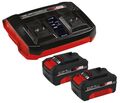 Einhell PXC-Starter-Kit 2x 4,0Ah & Twincharger Kit