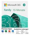 Microsoft 365 Family  Office 365 | 12 + 3 GRATIS Monate | 6 Nutzer | 15 Monat⚡️✅