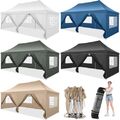 Pavillon Pop up Faltpavillon 3x3/3x6m Wasserdicht Gartenzelt Partyzelt Pavillion