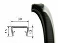 SMI KS20-23S Kantenschutzprofil Gummi Profil Klemmprofil Kederband Schutzband