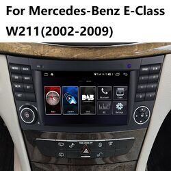 Für Mercedes Benz EClass W211 W219 E200 Autoradio Android 13 Carplay BT GPS Navi