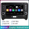 Für Audi TT MK2 8J 2006-2012 Autoradio Android 12 GPS Navi Carplay DAB 2+32G DSP