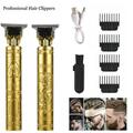 Professional Men Hair Clippers Shaver USB Cordless Beard Electric-Trimmers NEU