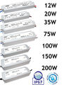 LED line® LED Trafo  12W - 200W 12V 24V Netzteil IP67 Wasserdicht Transformator