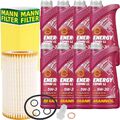 MANN-FILTER ÖLFILTER + 8 LITER 5W-30 MANNOL MOTORÖL ENERGY COMBI LL MB 229.51