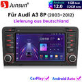 7" Stereo Autoradio Für Audi A3 8P 2003-2012 Android12 GPS SAT NAV Carplay DAB+ 