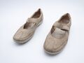 waldläufer Damen Ballerina Slipper Klettslipper beige Gr 37,5 EU Art 21748-56