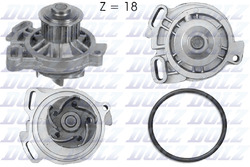 Wasserpumpe Motorkühlung DOLZ A176 für TRANSPORTER VW 70B 70K 70C 7DK T4 7DJ 7DC