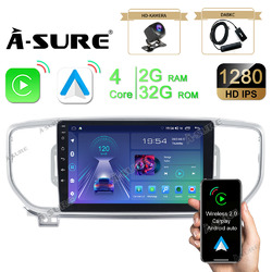 2+32G Android13 Autoradio CarPlay GPS Navi Für KIA Sportage QL 2016-2019 KAM DAB