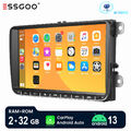 9" Android 13 Autoradio GPS Navi BT 2+32G Für VW GOLF 5 Passat Polo Touran Caddy