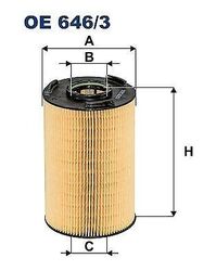 FILTRON Ölfilter OE 646/3 für