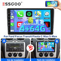 Android 13 Autoradio Für Ford Focus Transit MK7 S-Max 4+64G Carplay GPS Navi RDS