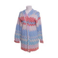Peter Hahn, Strickjacke, Damen, Größe: 44, Blau/Mehrfarbig, Baumwolle #FhA