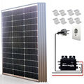 Balkonkraftwerk Komplettset Steckdose 600 Watt Wechselrichter 4x 100w Solarpanel