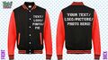 Maßgeschneiderte personalisierte Baseball College Letterman Jacke Unisex Herren/Frauen 2