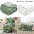 Kuscheldecke Tagesdecke Wohndecke Flanell Decke Bettüberwurf XL - XXXL Wolldecke