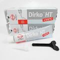 2 Tuben Dichtmasse DIRKO HT GRAU a 70ml 036.164 Silikon dauerelastisch bis +315°