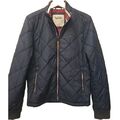 Tommy Hilfiger Jeansjacke gesteppt Gr. S Small dunkelblau